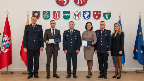 Priešgaisrinės apsaugos ir gelbėjimo departamento padėka