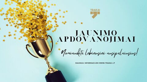 Jaunimo apdovanojimai 2025: nominuokite labiausiai nusipelniusius