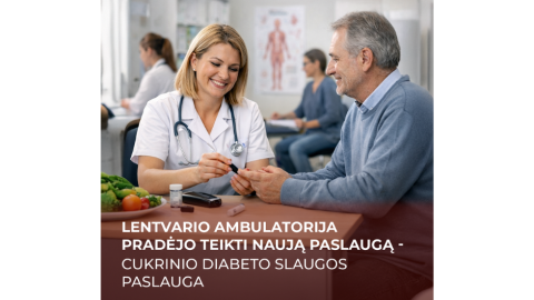  Nauja paslauga VšĮ Lentvario ambulatorijoje