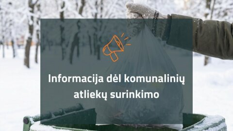 Laikinai sustabdytas komunalinių atliekų surinkimas Onuškio ir Aukštadvario seniūnijose