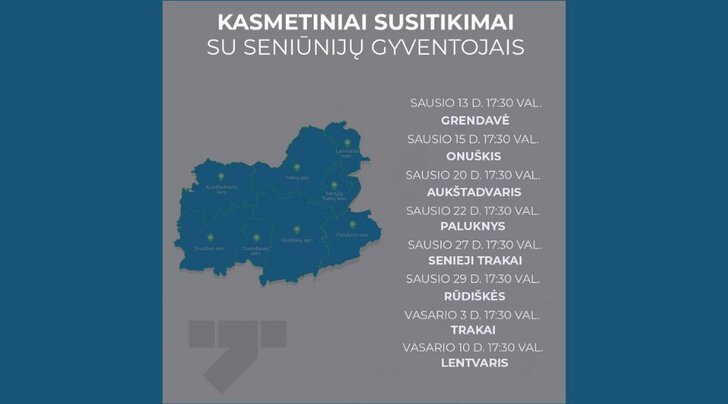 Senųjų Trakų seniūnijos naujienos