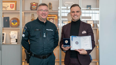 Policijos padėka merui