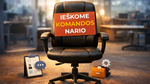 Ieškome naujo komandos nario! 
