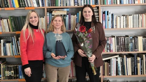 Trakų rajone paskelbta geriausia 2025 metų bibliotekininkė