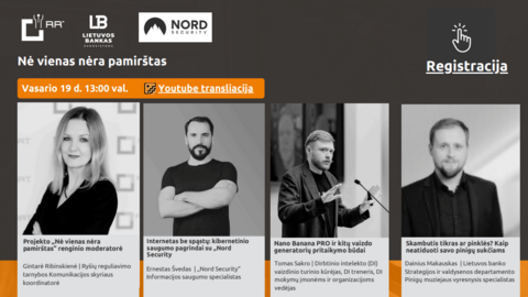„Nė vienas nėra pamirštas“ kviečia į nuotolinę paskaitą!