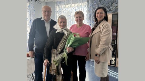 Gerbiama Marijona Janina Kreiviene, su jubiliejumi!