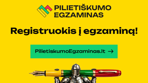 Kviečiame dalyvauti nacionaliniame konkurse „Pilietiškumo egzaminas“