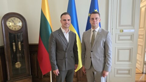 Meras su kultūros ministru aptarė Trakų rajonui svarbius projektus