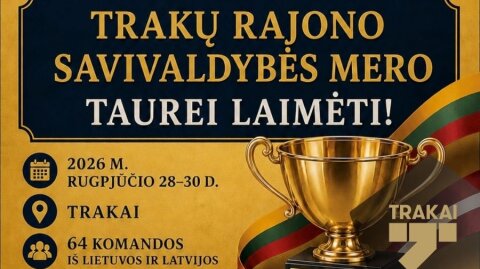 Trakuose vyks vaikų futbolo turnyras