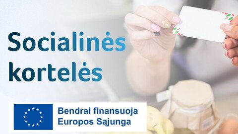Gyventojus pasieks parama į socialines korteles