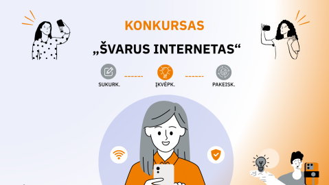 Konkursas moksleiviams – „Švarus internetas“ 
