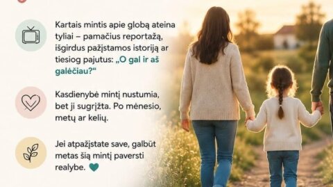 Globos centras kviečia į būsimų globėjų mokymus