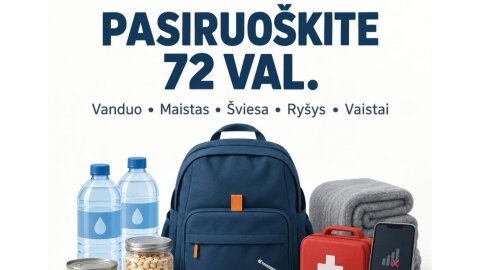 72 valandos be elektros, vandens ir ryšio: ar jūsų namai tam paruošti?